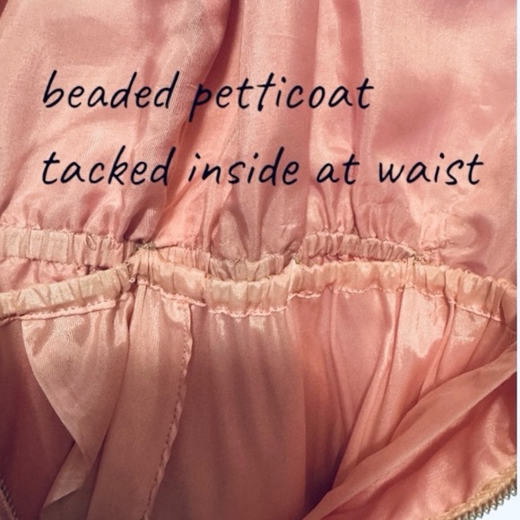 Vintage Hand-Beaded Pink Silk Cocktail Dress | Custom Couture Formal | MCM | - Picture 15 of 16